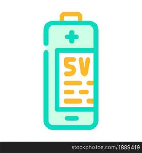 sv battery color icon vector. sv battery sign. isolated symbol illustration. sv battery color icon vector illustration