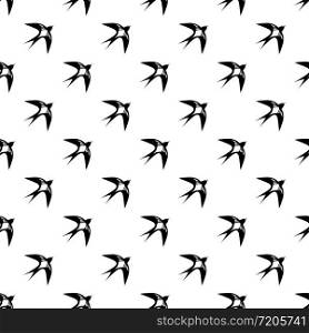 Swallow pattern vector seamless repeating for any web design. Swallow pattern vector seamless