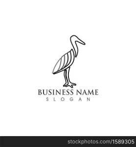 Swan logo Template