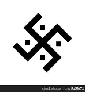 Swastica icon vector illustration symbol design