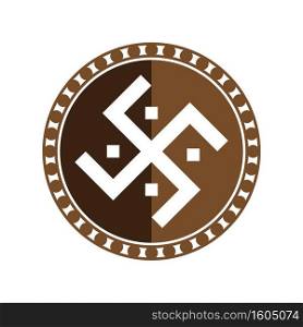 Swastica icon vector illustration symbol design
