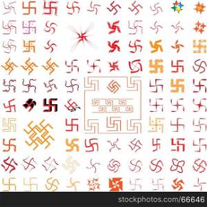 Swastica The Holy Motif Collection Vector Art