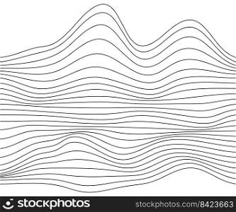swaying mountain landscape texture lines for background decoration