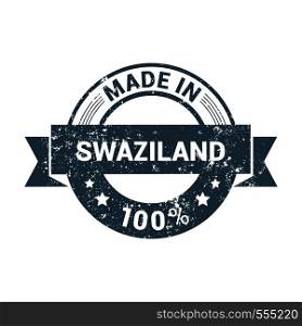 Swaziland stamp vector design