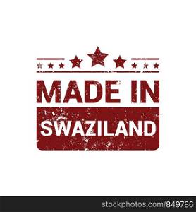 Swaziland stamp vector design