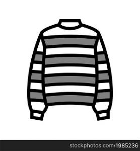 sweater textile clothes color icon vector. sweater textile clothes sign. isolated symbol illustration. sweater textile clothes color icon vector illustration