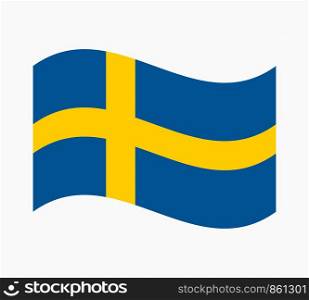 Sweden Flag Vector Illustration