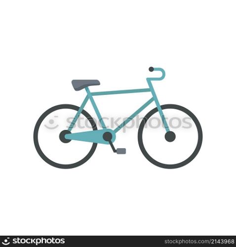 Swedish bike icon. Flat illustration of swedish bike vector icon isolated on white background. Swedish bike icon flat isolated vector