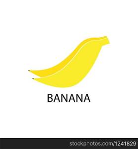 sweet banana icon logo vector