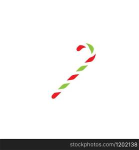 Sweet Candy cane icon illustration vector