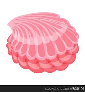 Sweet candy shell icon. Cartoon of sweet candy shell vector icon for web design isolated on white background. Sweet candy shell icon, cartoon style
