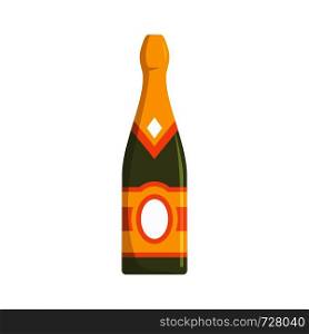 Sweet champagne icon. Flat illustration of sweet champagne vector icon for web. Sweet champagne icon, flat style