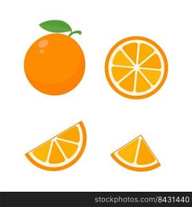 Sweet oran≥fruit. High vitamin C oran≥s are sliced   for refreshing oran≥juice in the∑mer.