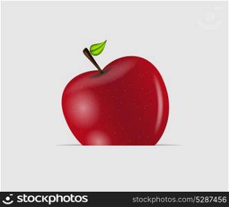 Sweet tasty apple vector illustration