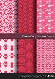 Sweet Valentine&rsquo;s Day Seamless Pattern.