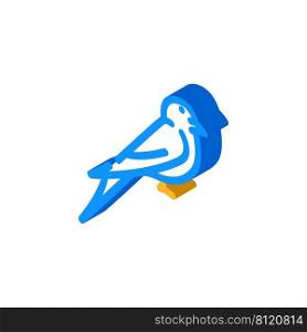 swift bird isometric icon vector. swift bird sign. isolated symbol illustration. swift bird isometric icon vector illustration