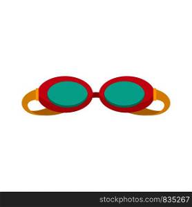 Swim glasses icon. Flat illustration of swim glasses vector icon for web isolated on white. Swim glasses icon, flat style