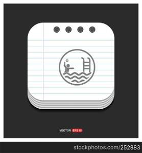 Swimming Icon - Free vector icon