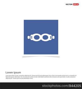 Swimming Mask Icon - Blue photo Frame