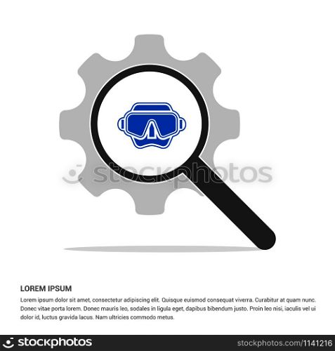 Swimming Mask Icon - Free vector icon