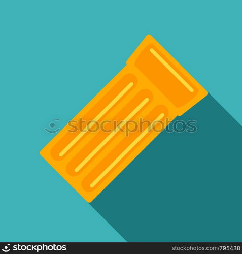 Swimming mattress icon. Flat illustration of swimming mattress vector icon for web design. Swimming mattress icon, flat style