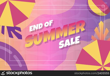 Swimming Pool Summer Sale Holiday Event Promotion Poster Template