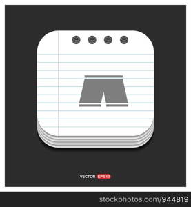 Swimming Trunks Icon - Free vector icon