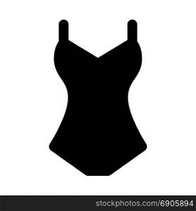 swimsuit, icon on isolated background
