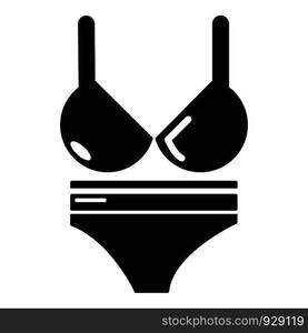 Swimsuit icon . Simple illustration of swimsuit vector icon for web design isolated on white background. Swimsuit icon , simple style