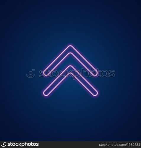 swipe up social network story neon vector illustration