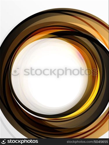 Swirl and circles, futuristic geometrical abstract background. Swirl and circles, futuristic geometrical abstract background. Vector layout template for your text, message, photo or presentation wallpaper