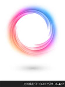 Swirl colorful background. Swirl colorful background circle abstraction vector illustration