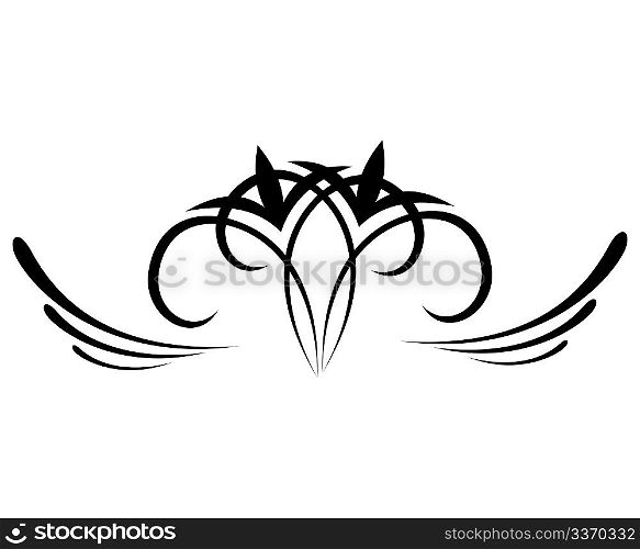 Swirl element for design and decorate. Vector