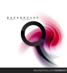 Swirl fluid flowing colors motion effect, holographic abstract background. Swirl fluid flowing colors motion effect, holographic abstract background. Vector illustration