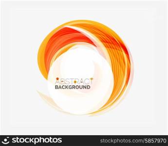 Swirl orange company logo design. Universal for all ideas and concepts. Business creative icon. Swirl company logo design
