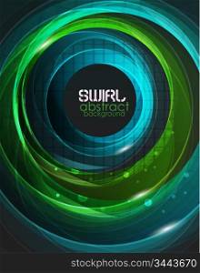 Swirl vector abstract background