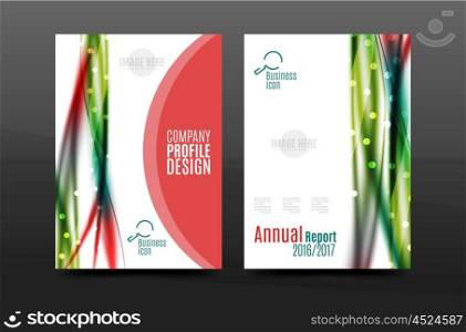 Swirl wave annual report for business correspondence letter. Flyer design. Swirl wave annual report for business correspondence letter. Flyer design. Vector illustration