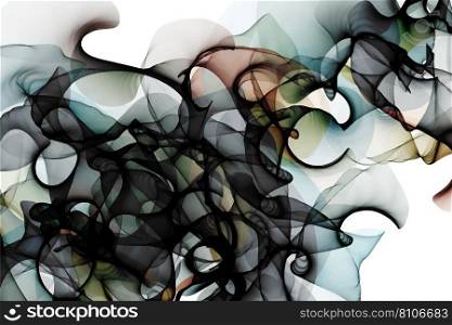 Swirling smoke particle texture background Vector Image