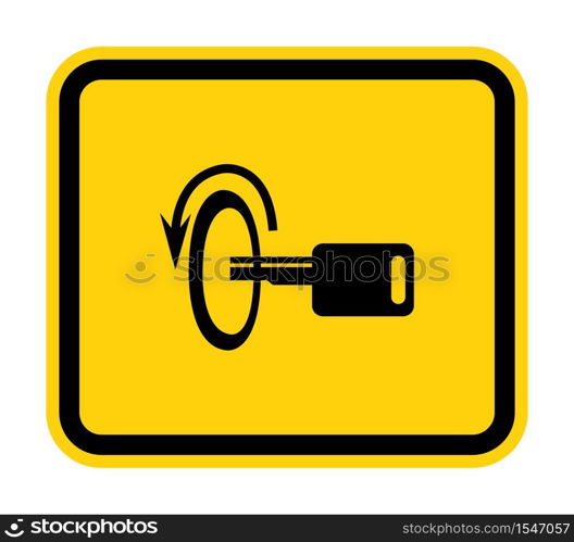 Switch Off Engine Symbol Sign Isolate On White Background,Vector Illustration EPS.10