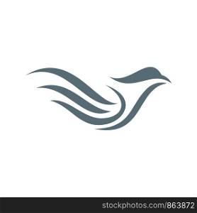 Swoosh Bird Logo Template Illustration Design. Vector EPS 10.