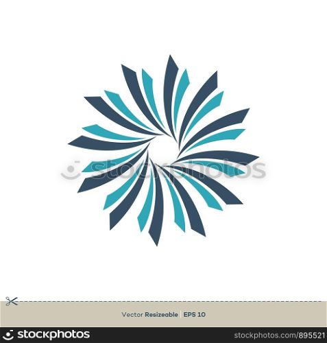 Swoosh Element Vector Logo Template Illustration Design. Vector EPS 10.