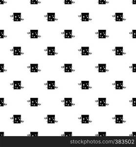 Sword box illusion pattern. Simple illustration of sword box illusion vector pattern for web. Sword box illusion pattern, simple style