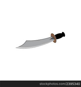 sword icon logo vector design template