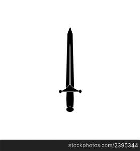 sword icon logo vector design template
