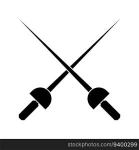 sword icon vector template illustration logo design
