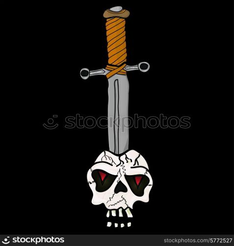 sword in the skull