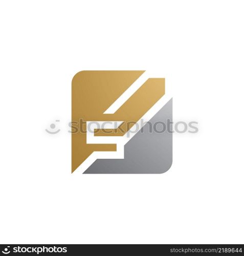 Sword Logo icon with A letter initial logotype vector