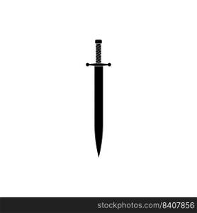 sword logo stock illustration design