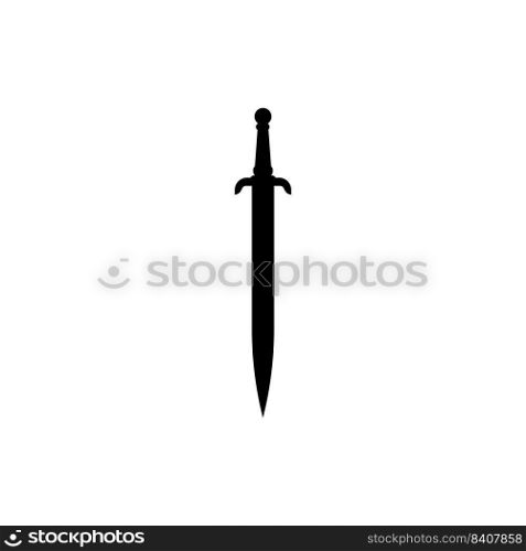 sword logo stock illustration design