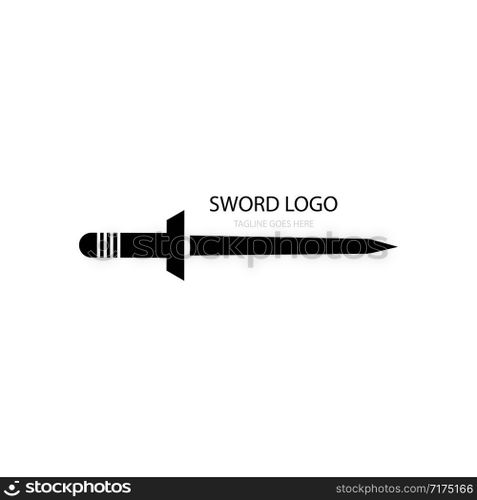 sword logo vector